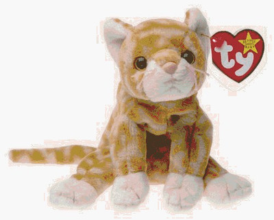 

ty Beanie Ba Amber The Gold Tab Cat(Brown)