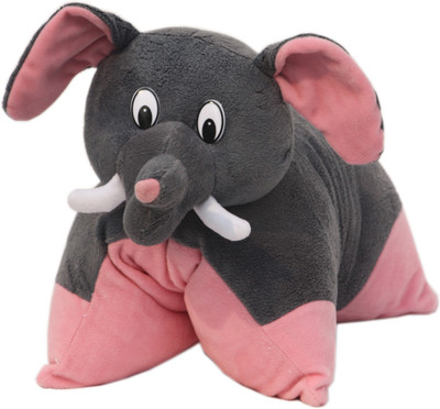 

Amardeep Elephant - 38 cm(Grey, Pink)