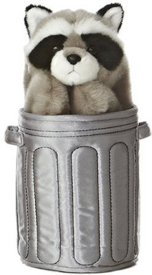 

Aurora World Pop Up Raccoon 11" Plush Puppet(Grey)