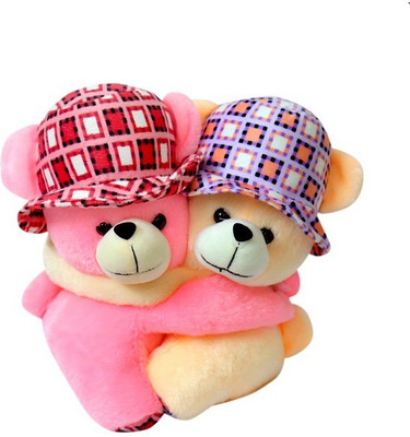 

Prachi Teddy Couple with Hat Cm24 - 24 cm(Pink)