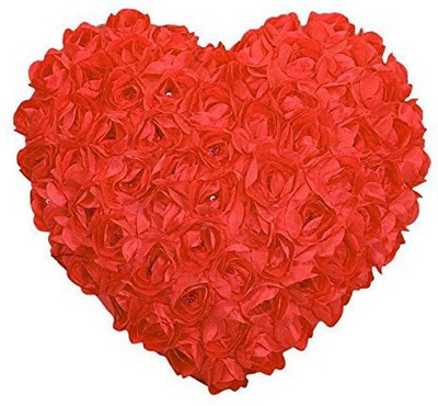 

MGPLifestyle Red Lovely Heart Cushion Stuffed Soft Plush Toy Love Girl 36 cm - 12 cm(Red)