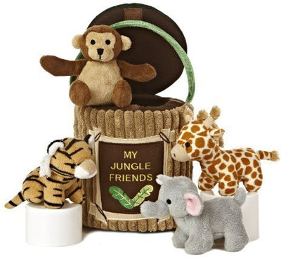 

My Baby Talk Play Set My Jungle Friends Miniplush Set Aurora(Brown)
