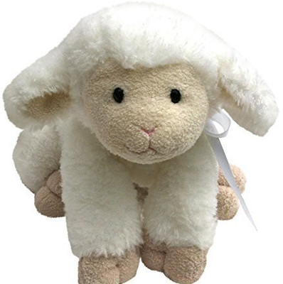 Beloved By Rose Jesus Loves Me Musical Baby Plush Lamb Toy - 20 inch(Multicolor68)