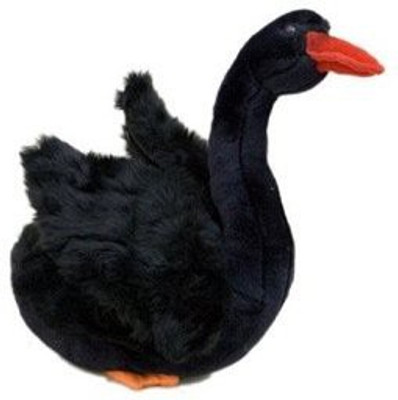 

Unipak Noble Black Swan Plush 13" H(Black)