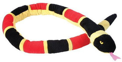 

AP 67" Coral Snake Plush Animal(Black)