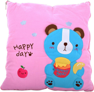 

Twisha Blanket Bear Pillow - 13 inch(Pink)