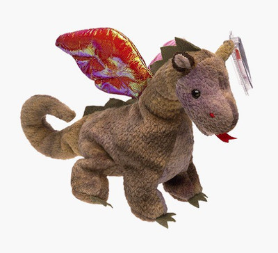 

TY Beanie Babies Scorch The Dragon The (Retired)(Brown)