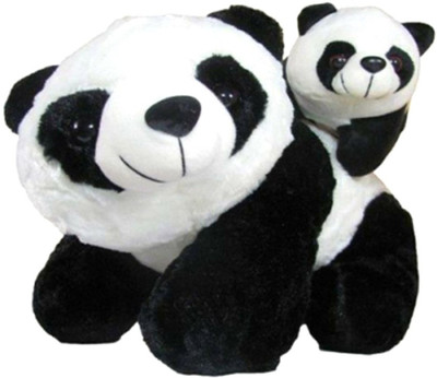 

Pari Soft Panda With Baby - 40 cm(Multicolor)