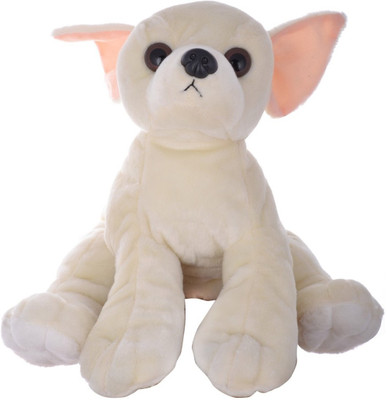 

Twisha Dog Big Eyes Lying White Music - 17 inch(White)