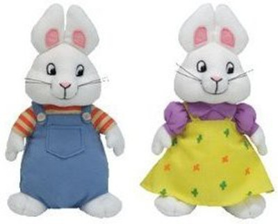 Max & Ruby Ty Beanie Ba Set(White)