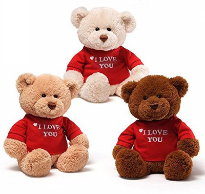 

Gund I Love You Bear Single Colors Will Vary(Brown)