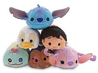 

Disney Store Lilo & Stitch Tsum Tsum 35" Complete Set Of 6 - 65 inch(Brown)