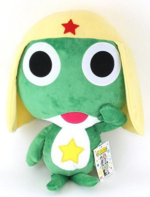 

Furyu Sgt. Frog- Keroro Gunso 18 Inch Plush Toy- SGT Frog Sgt Keroro - 20 inch(Multicolor76)