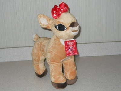 

Dan Dee 2013 Rudolph the Red Nosed Reindeer Xmas Clarice Singing & Light Up Plush Doll 15" NWT - 25 inch(Multicolor)
