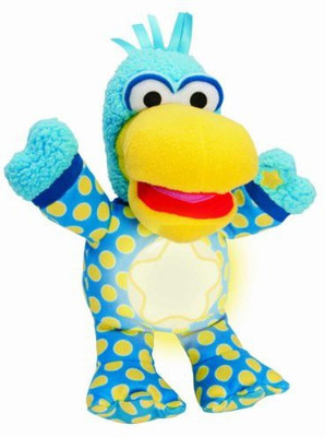Tomy Pajanimals Nighttime Squacky Plush(Blue)