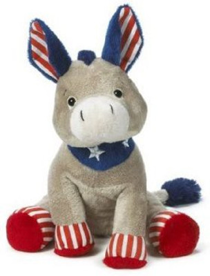 

Ganz Patriotic Democractic Party Mascot Donkey Plush(Grey)
