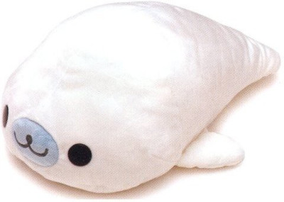 

Mamegoma Sanx Seal 13" Plush Doll White(White)