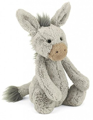 

Jellycat Bashful Donkey Medium - 19 inch(Grey)