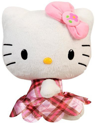 

Hello Kitty Plush World Large Plaid Dress - 65 inch(White)