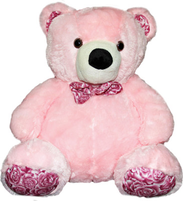 Soft Buddies Chubby Bear Medium-Light Pink - 15 inch(Pink)