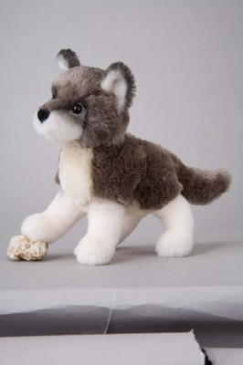 

Douglas Cuddle Toys Ashes Wolf 8" - 5 inch(Brown)