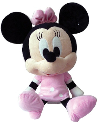 

Disney Minnie Big Head - Soft Boa - 8 inch(Black, Pink)