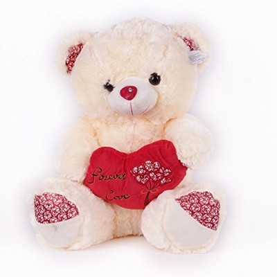 

V Golly Jolly Nx Love You Teddy - 55 cm(Ivory)