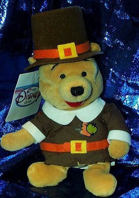 

Disney 'S Winnie The Pooh Pilgrim 8" Plush Bean Bag Plush - 145 inch(Brown)
