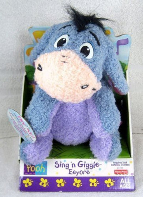 

Disney Sing N Giggle Eeyore Character From Winne The Pooh - 12 inch(Blue)