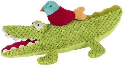 

Maison Chic Alex The Musical Alligator With Colorful Bird Plush - 8 inch(Green)