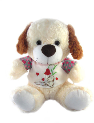

Tickles Dog With Jacket - 33 cm(White)