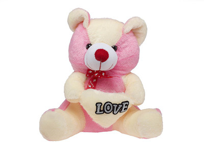 

Fashion Knockout Pink Teddy With Love - 30 cm(Pink)