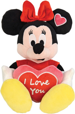 

Disney Minnie with Heart - 10 inch(Multicolor)