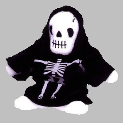 

TY Beanie Babies Creepers The Skeleton - 6 inch(Black)
