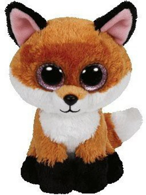

TY Beanie Babies Slick The Fox 6"(Brown)