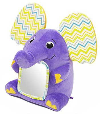 

Kiddopotamus Peek-A-Boolaphant Plush Floor Mirror Toy - 15 inch(Purple)
