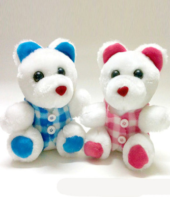 

Deals India Couple Teddy - 6.7 inch(White)
