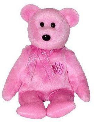 

TY Beanie Babies Sakura The Bear (1St Release W/2000 Hang Tag - 8 inch(Pink)