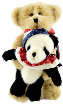 

Boyds Bears July 2011 Bear Of The Month Frankie With Ben(Brown)