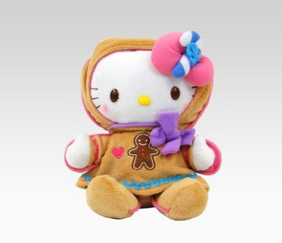 

Hello Kitty 8" Gingerbread Plush Holiday(Brown)