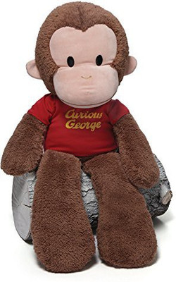 

Curious George Gund Jumbo Take Along Animal - 14 inch(Brown)