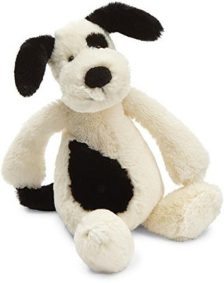 

Jellycat Bashful Black & Cream Puppy Small(White)