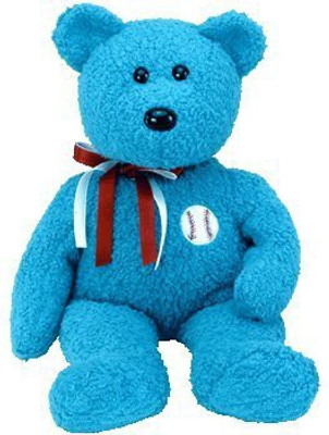 

TY Beanie Babies Addison Baseball Bear(Blue)