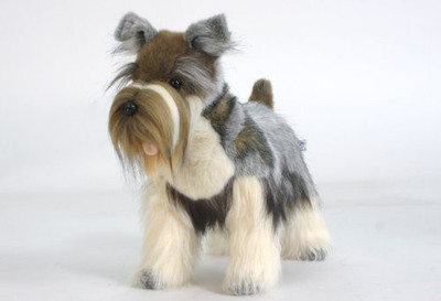 

Hansa Minature Schnauzer 1772" - 9 inch(Grey)