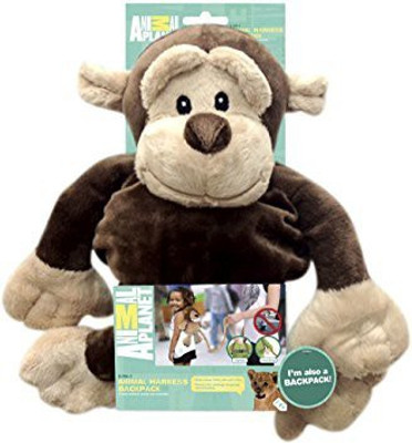 

Animal Planet Animal Plant 2 In 1 Children'S Backpacksafety Harness(Brown)