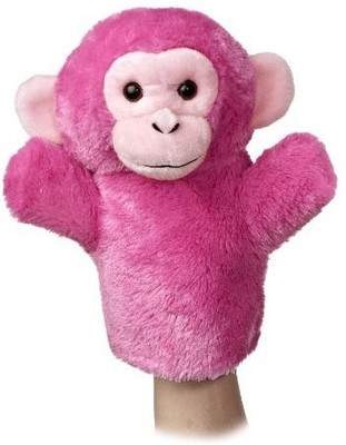 

Aurora World Sleeve Chimp Plush Puppet10" Tall(Pink)