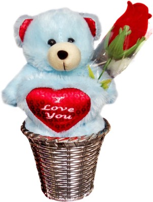 

Luxury Gifts By Nikki Valentine's I Love You Teddy - 6 inch(Blue, Red)