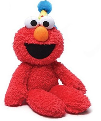 

Gund 4048697 Sesame Street Birthday Elmo Take Along Animal Plush - 7 inch(Red)