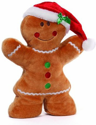 

Gund Christmas 'Honey Bun' Girl Plush(Brown)