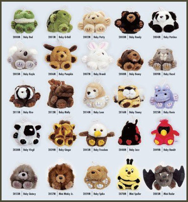 

PurrFection Purrfection Mini Randy Cushy Kid Black Bear 3" Plush(Brown)